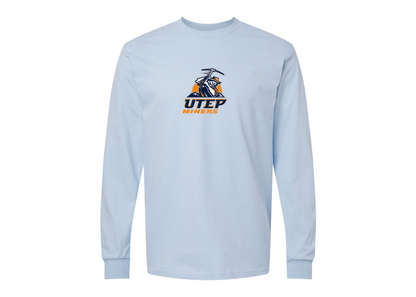 Men's UTEP Miners Gildan Heavy Cotton Long Sleeve T-Shirt