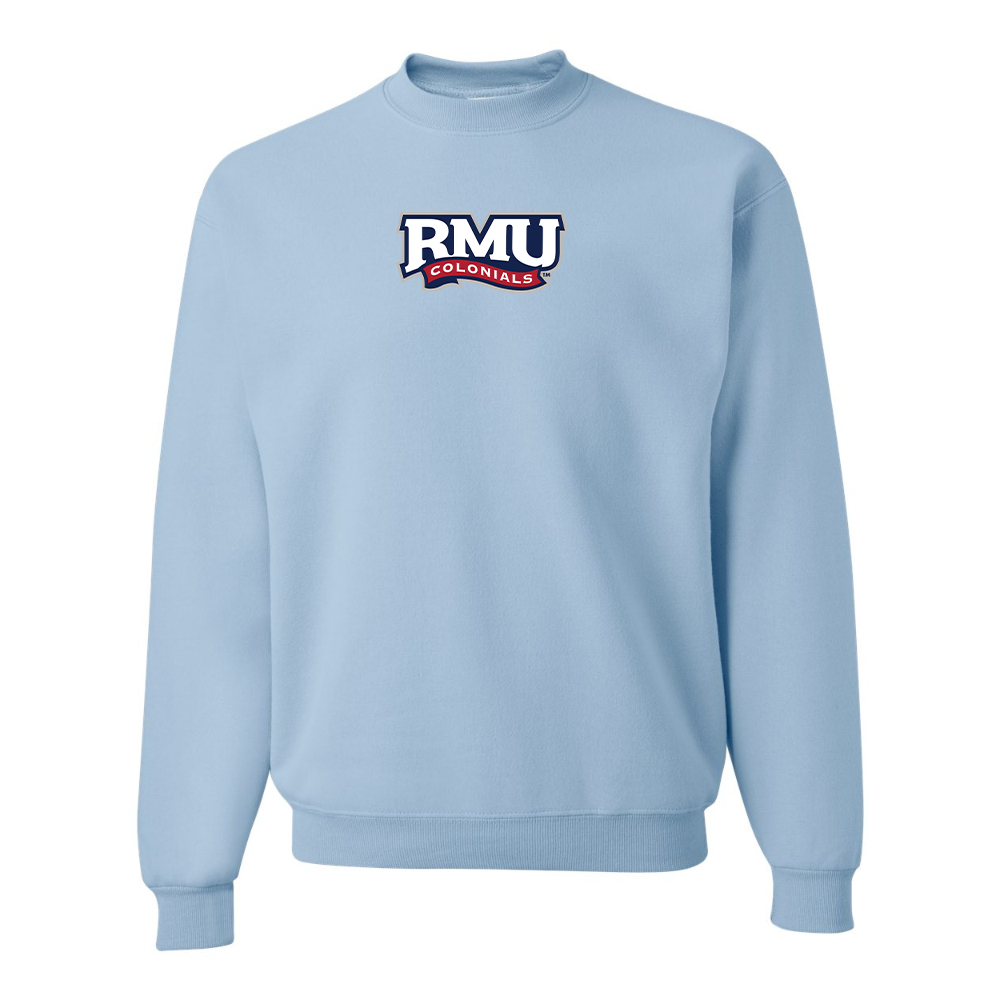 Men's Robert Morris Colonials Logo JERZEES NuBlend Crewneck Sweatshirt