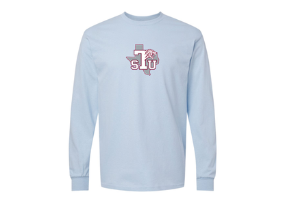 Men's Texas Southern Tigers Gildan Heavy Cotton Long Sleeve T-Shirt