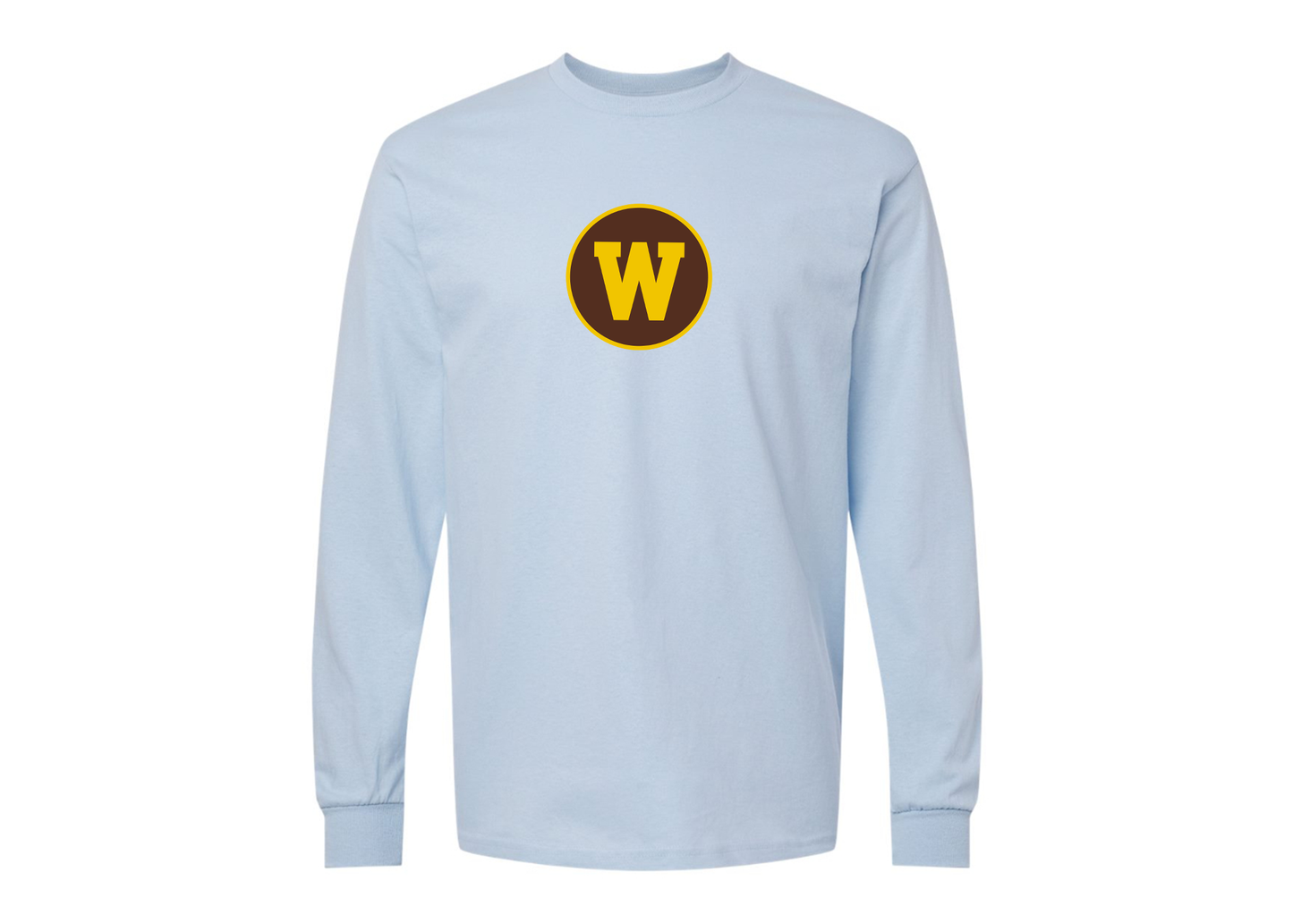 Men's Western Michigan Broncos Gildan Heavy Cotton Long Sleeve T-Shirt
