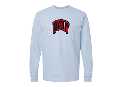 Men's UNLV Rebels Gildan Heavy Cotton Long Sleeve T-Shirt