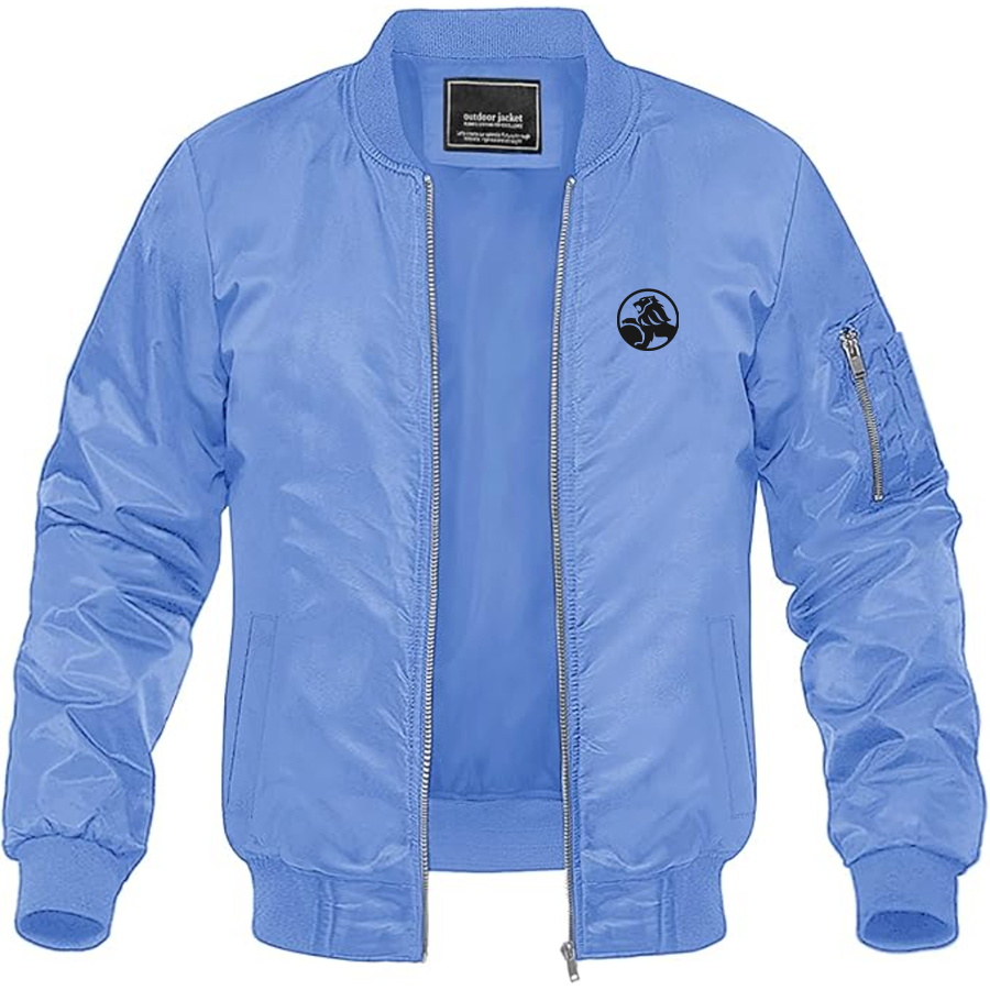 Men's Holden Logo Lightweight Bomber Jacket Windbreaker Softshell Varsity Jacket Coat