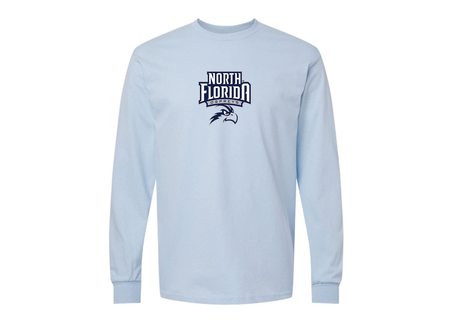 Men's UNF Ospreys Gildan Heavy Cotton Long Sleeve T-Shirt