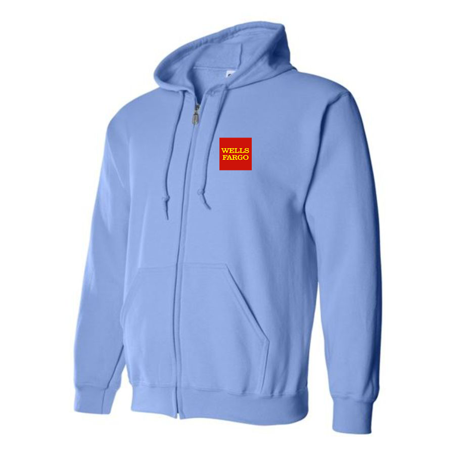 Men's Wells Fargo Logo Zipper Hoodie