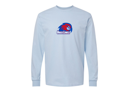 Men's UMass Lowell River Hawks Gildan Heavy Cotton Long Sleeve T-Shirt