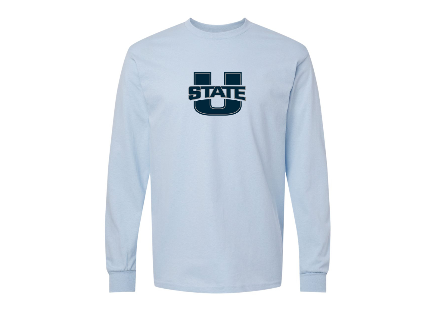 Men's Utah State Aggies Gildan Heavy Cotton Long Sleeve T-Shirt