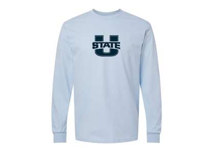 Men's Utah State Aggies Gildan Heavy Cotton Long Sleeve T-Shirt