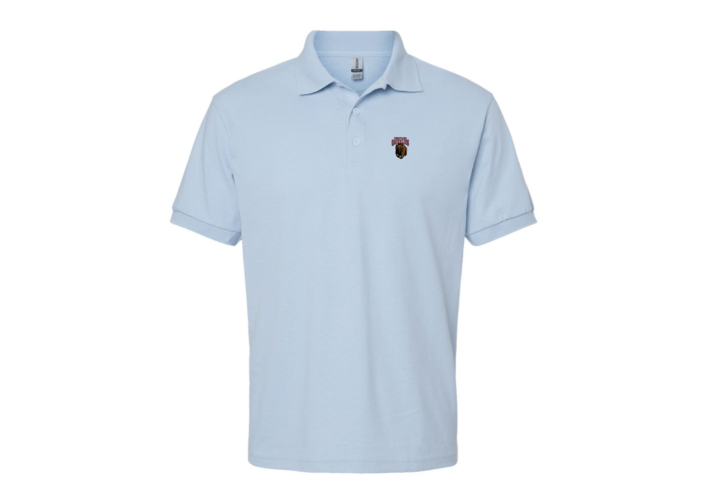 Men's Montana Grizzliesl Gildan Dry Blend Jersey Polo