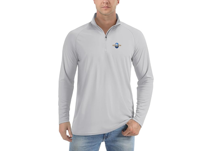 Men's Universal Studios Florida Lightweight Quarter-Zip Athletic Shirt Long Sleeve Performance Wear
