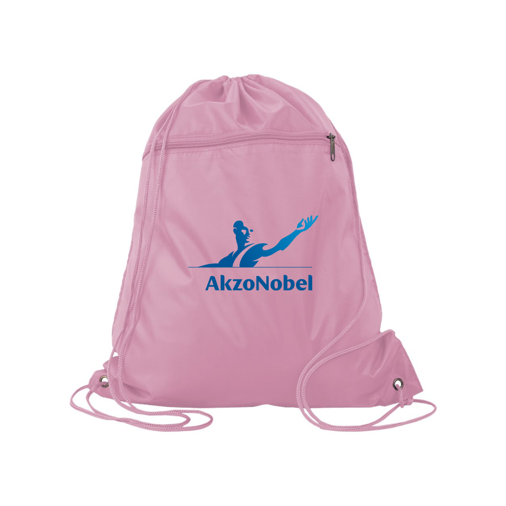 AkzoNobel Logo Q-Tees - Polyester Cinchpack