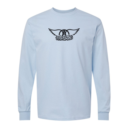 Men's Aerosmith Logo Gildan Heavy Cotton Long Sleeve T-Shirt