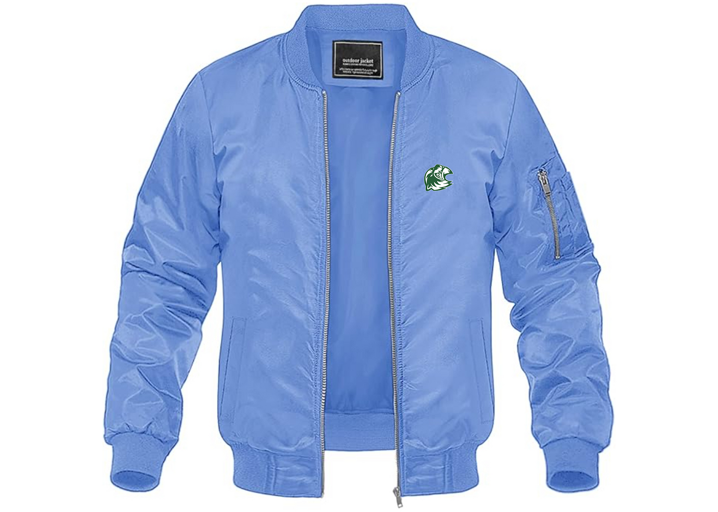 Men's Utah Valley Wolverines Lightweight Bomber Jacket Windbreaker Softshell Varsity Jacket Coat