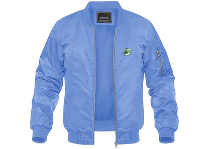 Men's Utah Valley Wolverines Lightweight Bomber Jacket Windbreaker Softshell Varsity Jacket Coat