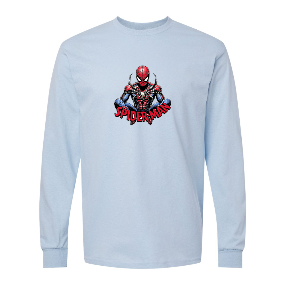 Men's Spider-Man 2025 Gildan Heavy Cotton Long Sleeve T-Shirt