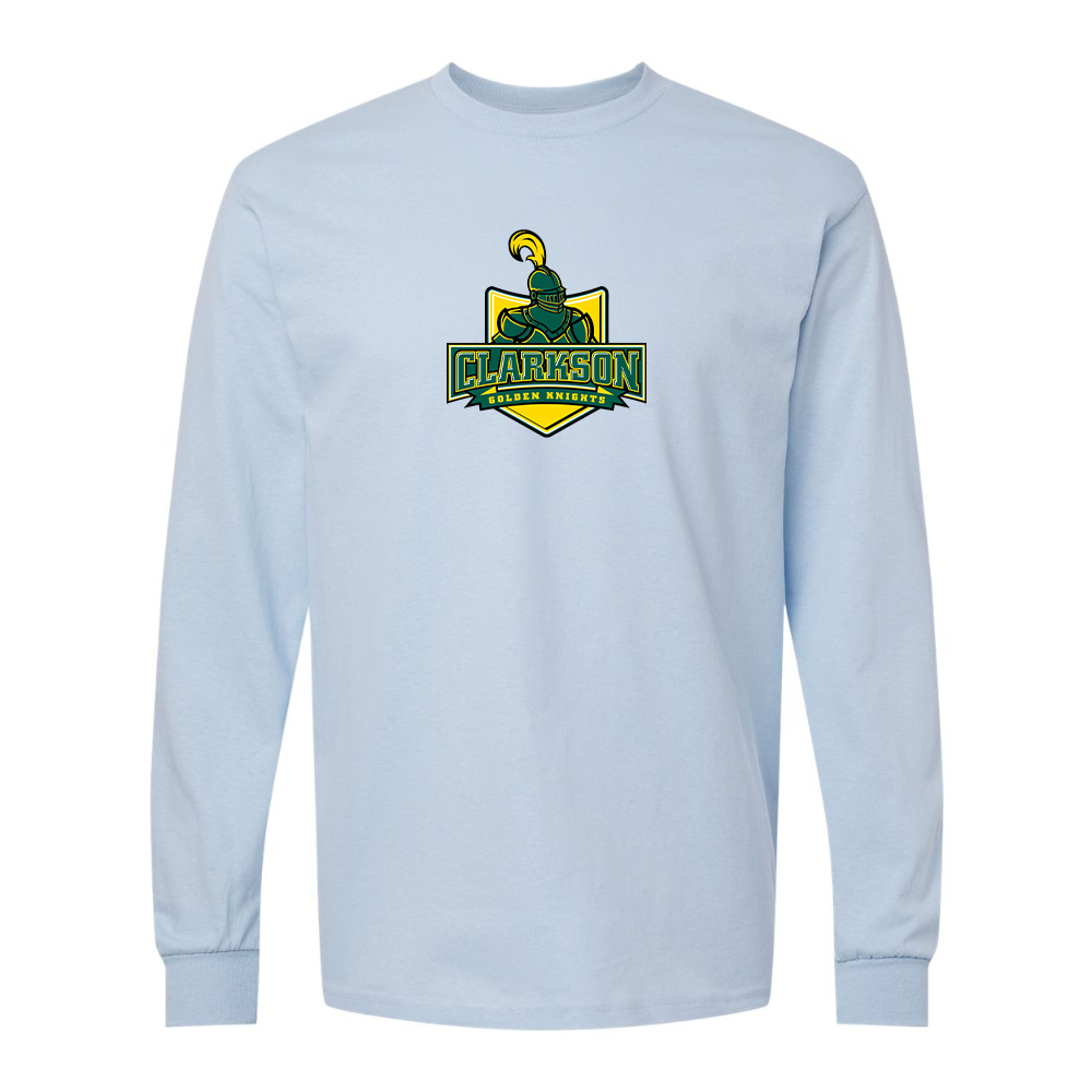 Men's Clarkson Golden Knights Gildan Heavy Cotton Long Sleeve T-Shirt