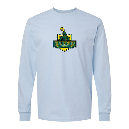 Men's Clarkson Golden Knights Gildan Heavy Cotton Long Sleeve T-Shirt