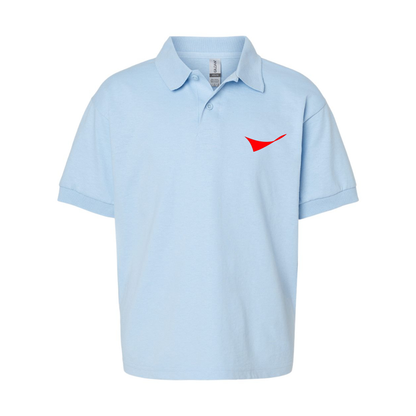 Youth Conoco Phillips Symbol Gildan Dry Blend Jersey Polo