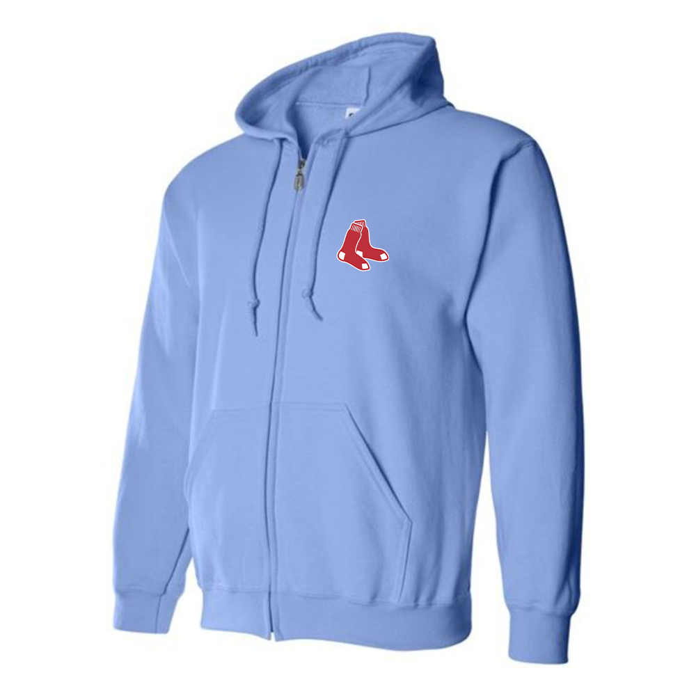 Men's Boston Red Sox Logo Zipper Hoodie