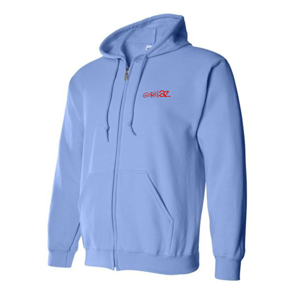 Men's Gorillaz Logo Zipper Hoodie