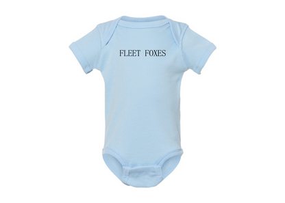 Fleet Foxes Logo  Rabbit Skins Infant Baby Rib Bodysuit