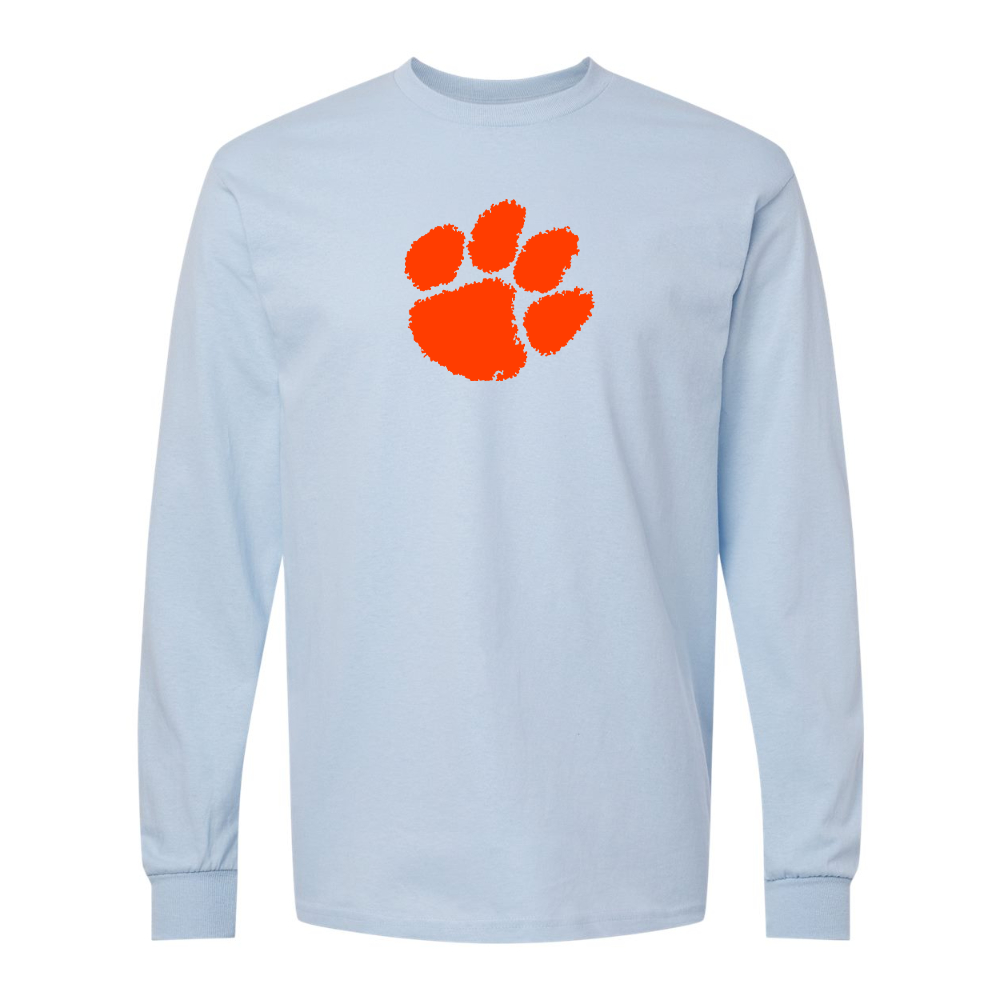 Men's Clemson Tigers Gildan Heavy Cotton Long Sleeve T-Shirt