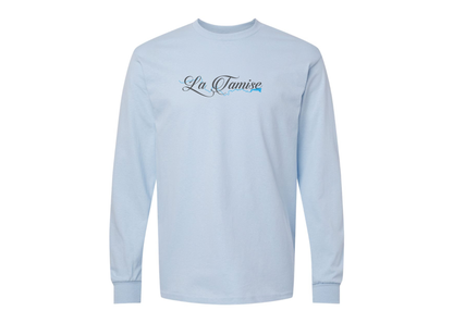 Men's La Tamise Logo Gildan Heavy Cotton Long Sleeve T-Shirt
