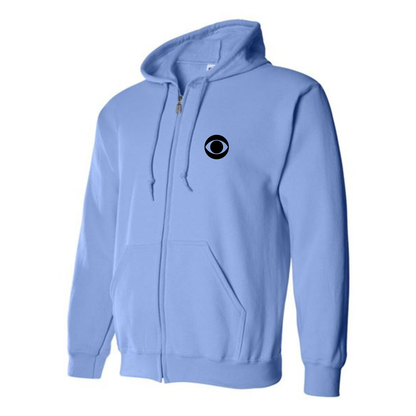 Men's CBS Logo Zipper Hoodie