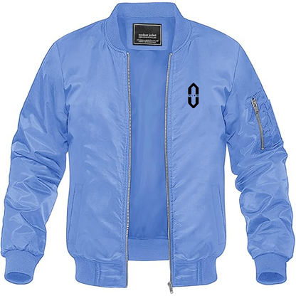 Men's Aito Logo Lightweight Bomber Jacket Windbreaker Softshell Varsity Jacket Coat