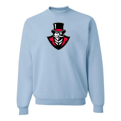Men's  Austin Peay Governors JERZEES NuBlend Crewneck Sweatshirt