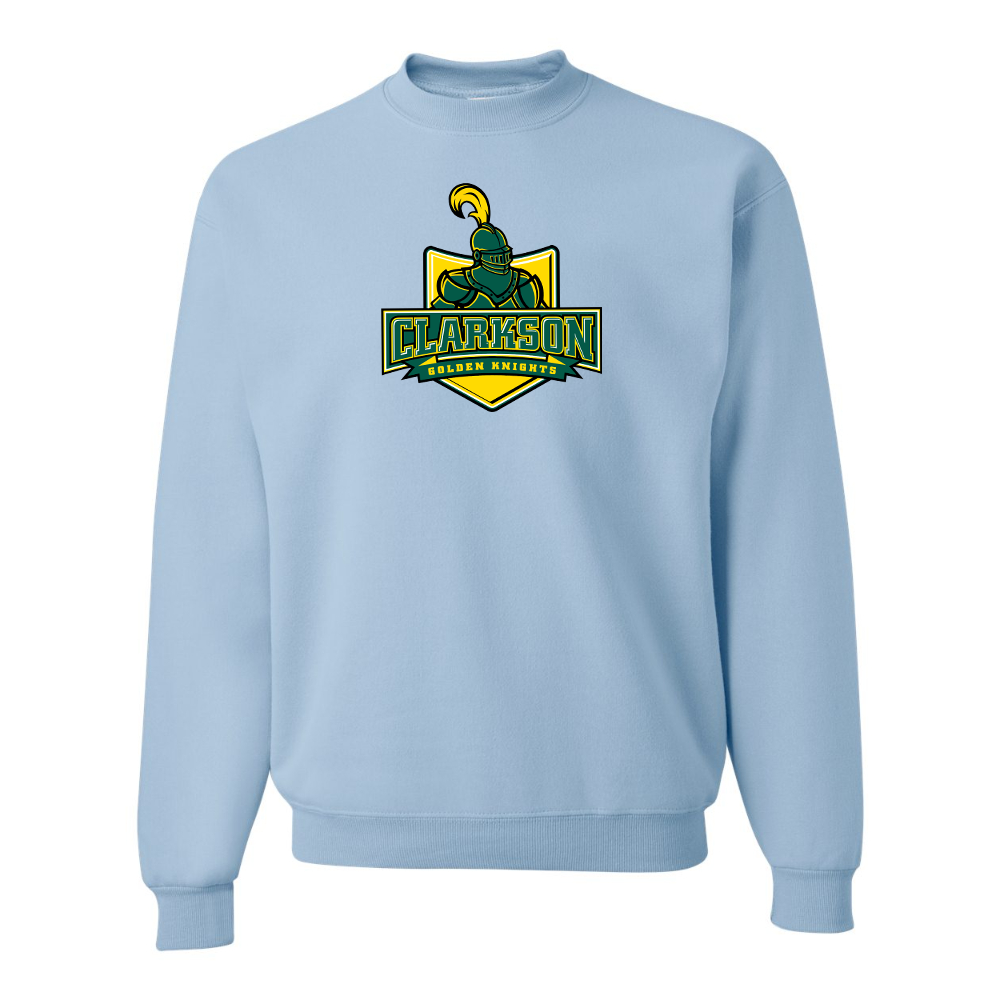 Men's Clarkson Golden Knights JERZEES NuBlend Crewneck Sweatshirt