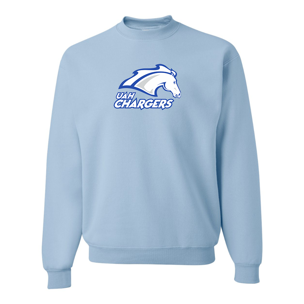 Men's Alabama Huntsville Chargers JERZEES NuBlend Crewneck Sweatshirt