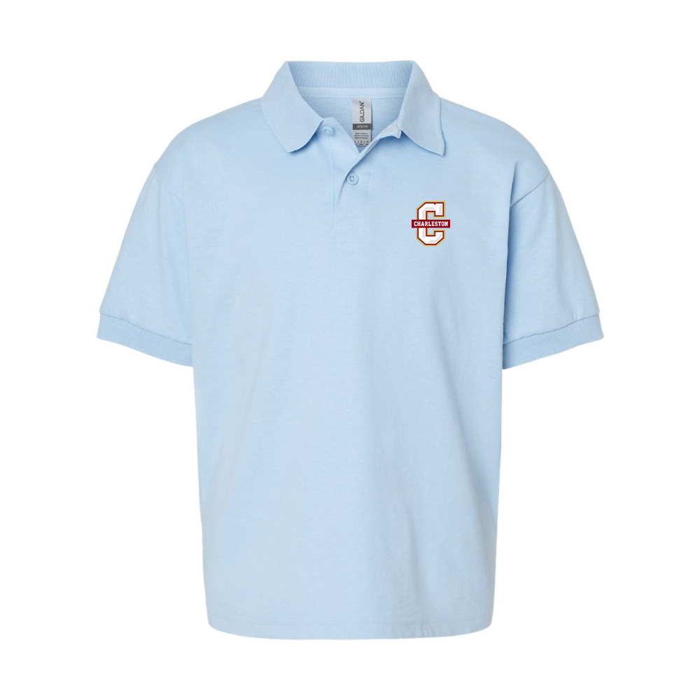 Youth Charleston Cougars Gildan Dry Blend Jersey Polo