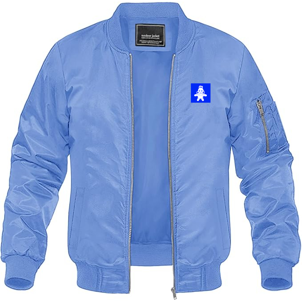 Men's  Mac Miller Logo Lightweight Bomber Jacket Windbreaker Softshell Varsity Jacket Coat