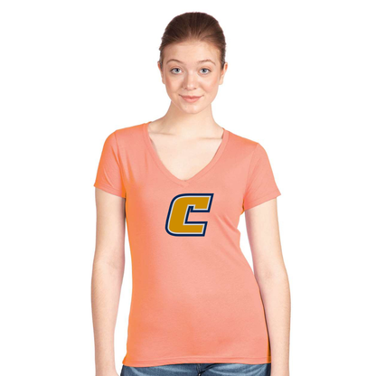 Women's Chattanooga Mocs Next Level V-Neck T-Shirt