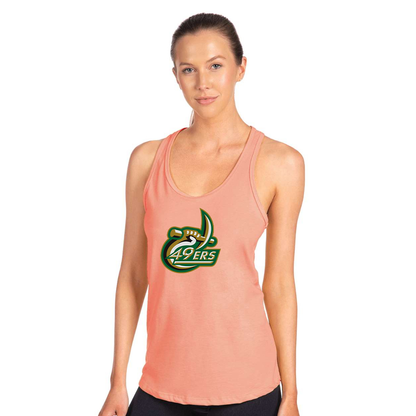 Women's Charlotte 49ers Next Level Ideal Racerback Tank