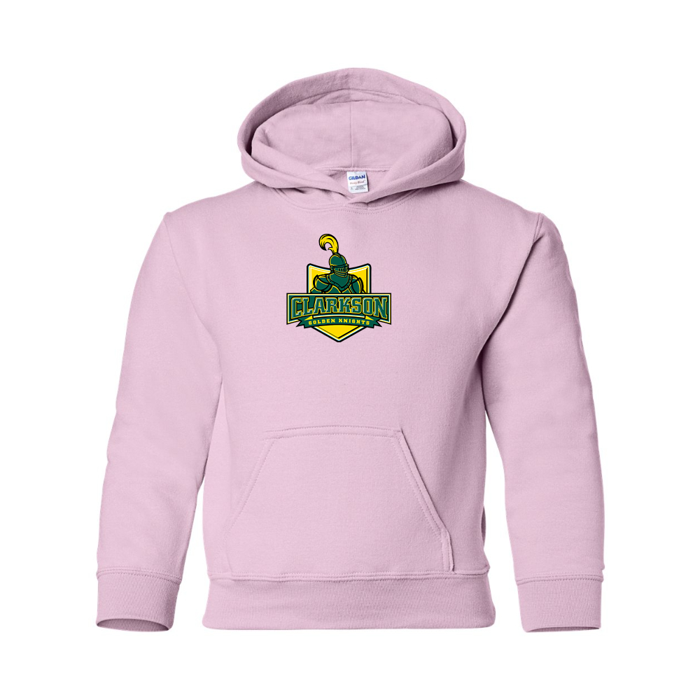 Youth Clarkson Golden Knights Gildan Heavy Blend  Hooded Sweatshirt
