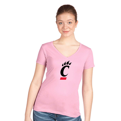 Women's Cincinnati Bearcats Next Level V-Neck T-Shirt