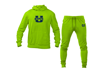 Men's Utah State Aggies Hoodie Joggers Set