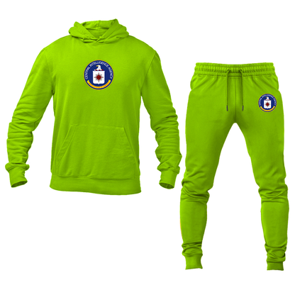 Men's CIA Logo Hoodie Joggers Set