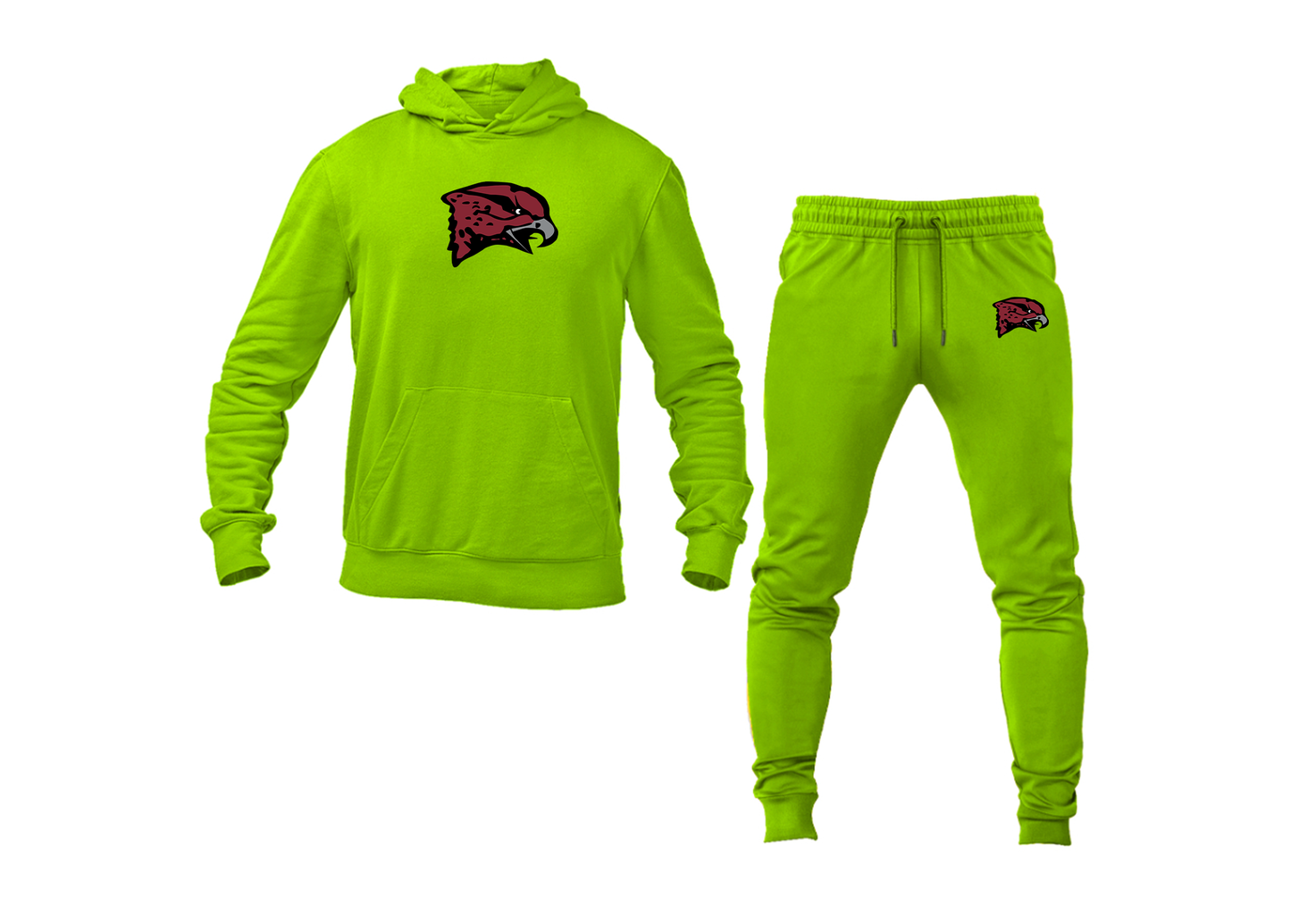 Men's Maryland Eastern Shore Hawks Logo Hoodie Joggers Set