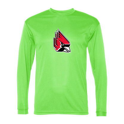 Men's Ball State Cardinals Performance Long Sleeve T-Shirt