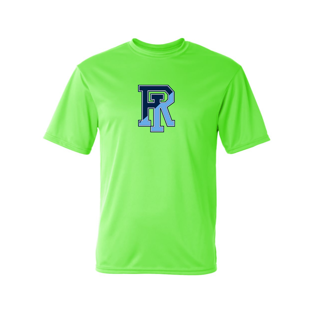 Men's Rhode Island Rams Logo Polyester T-Shirt