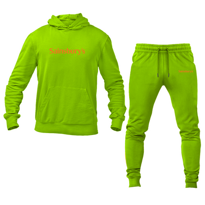 Men's Sainsbury_s Logo Hoodie Joggers Set