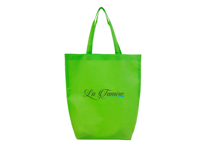 La Tamise Logo Q-Tees Non-Woven Gusset Bottom Tote