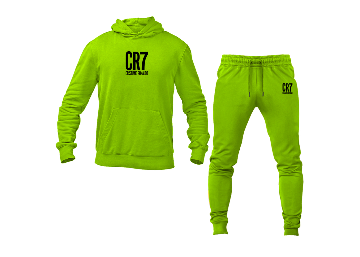 Men's CR7 Logo Hoodie Joggers Set