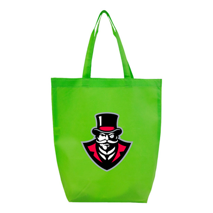 Austin Peay Governors Q-Tees Non-Woven Gusset Bottom Tote
