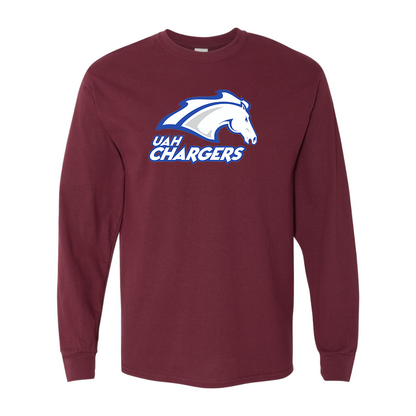 Men's Alabama Huntsville Chargers Gildan Heavy Cotton Long Sleeve T-Shirt