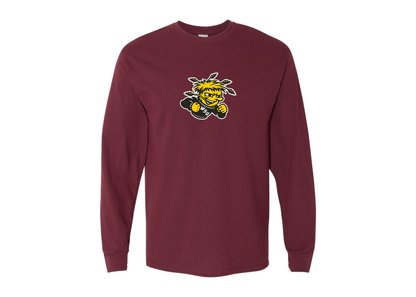 Men's Wichita State Shockers Gildan Heavy Cotton Long Sleeve T-Shirt