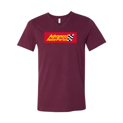 Advance Auto Parts Logo BELLA  CANVAS - Jersey V-Neck T-Shirt