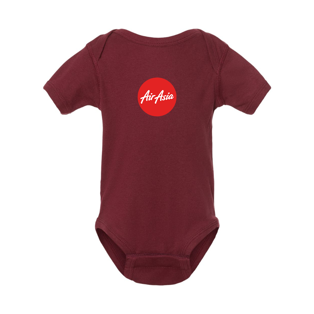 Air Asia Logo  Rabbit Skins Infant Baby Rib Bodysuit